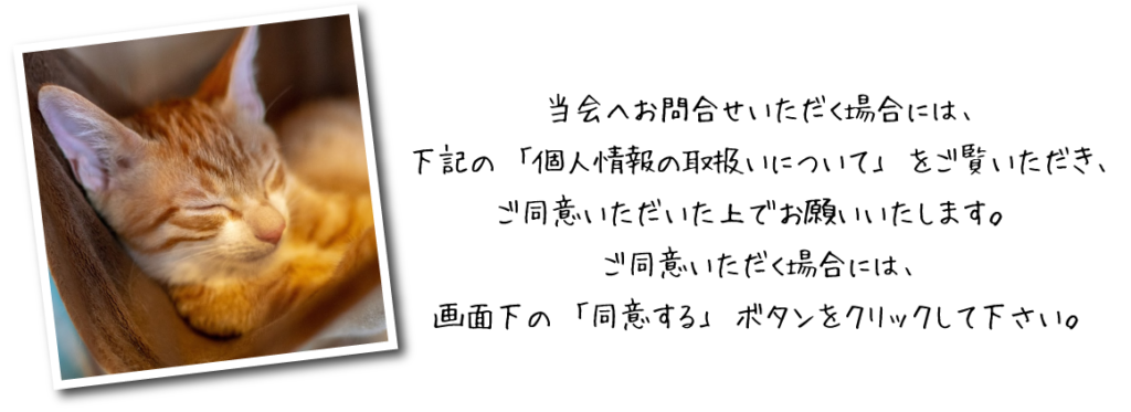 お問い合わせの際の注意